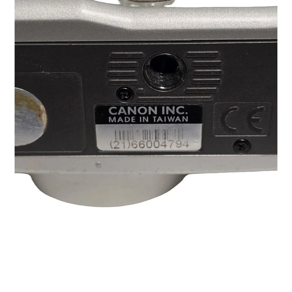 Canon Sure Shot Z155 Caption 35mm Point & Shoot Film Camera Silver Auto Focus